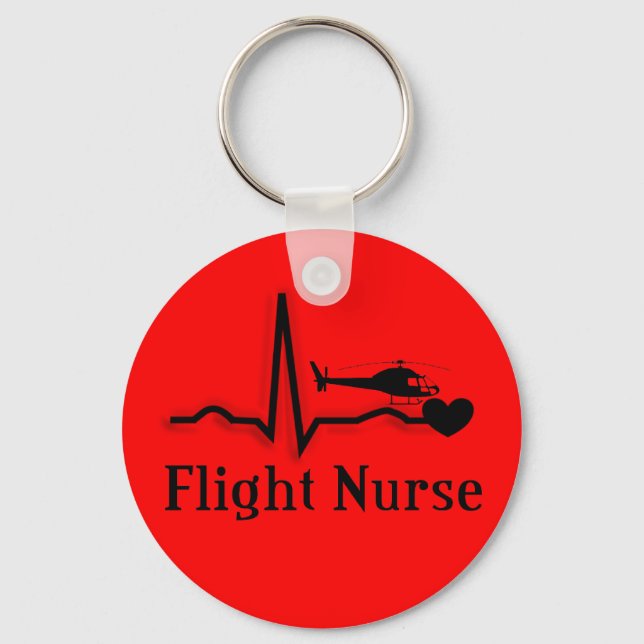 Flight Nurse Geschenke Schlüsselanhänger (Vorderseite)