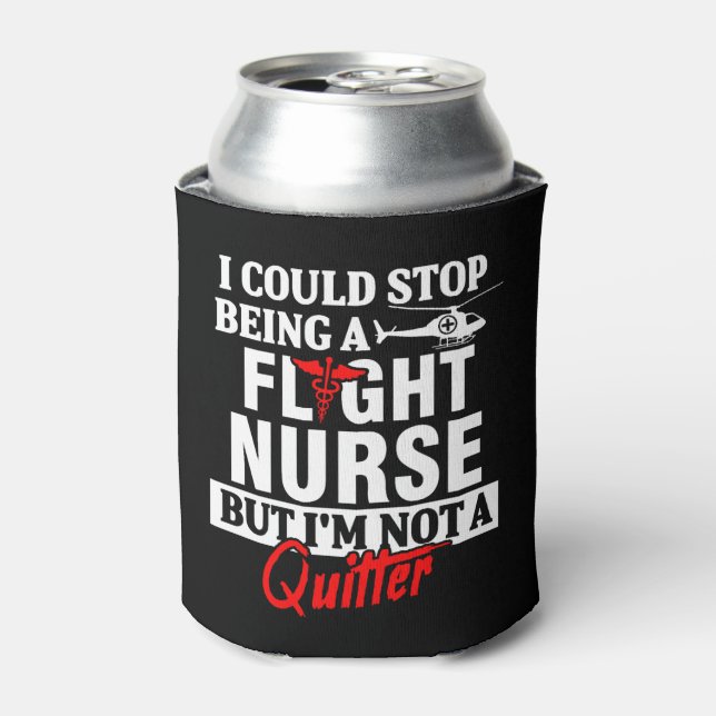 Flight Nurse Quitter Practitioner Pflege RN Dosenkühler (Kanne Vorderseite)