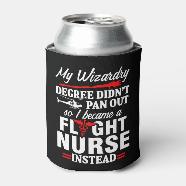 Flight Nurse Wizardry Degree Practitioner Pflege Dosenkühler (Kanne Vorderseite)