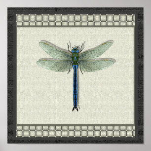 Flight of the Dragonfly Print Poster