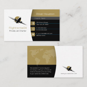 Flight Rental Flugtaxi Visitenkarte