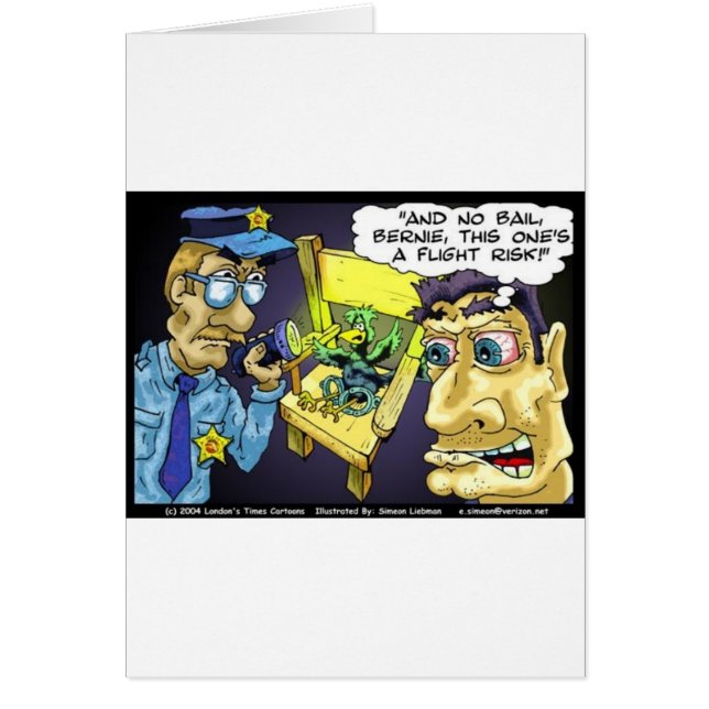 Flight Risk Funny Bird Cartoon Geschenke & T-Shirt (Vorne)