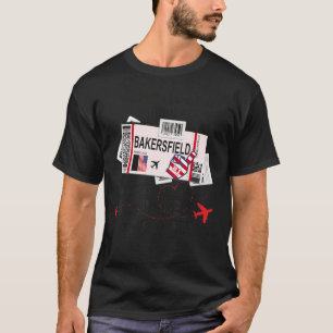 Flight Ticket Bakersfield Giro Bakersfield Board T-Shirt