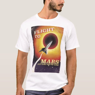 Flight To Mars! Vintages Science-Fiction-Poster T-Shirt