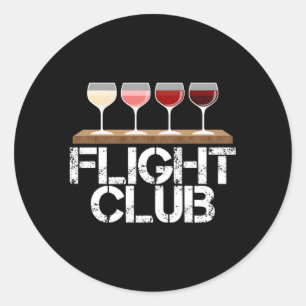 Flight Wine Club Weinroute Mendrisiotto Weinroute  Runder Aufkleber