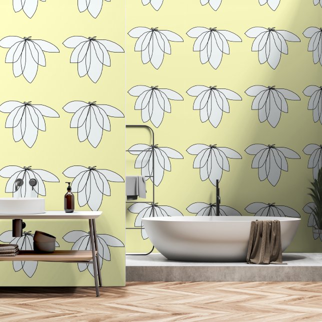 FLIGHT Yellow Tapete (Badezimmer)