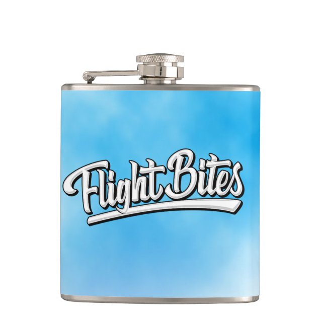 FlightBites Flask Flachmann (Vorderseite)
