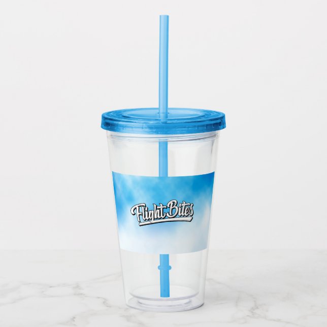 FlightBites Tumbler Acryltrinkbecher (Vorderseite)