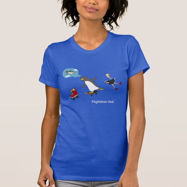 Flightless Verein 3 T-Shirt (Vorderseite)