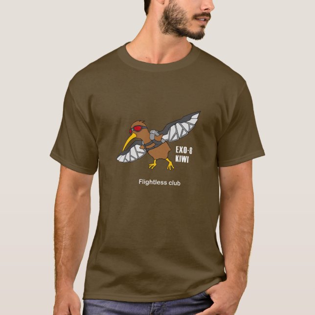 Flightless Verein - Kiwi T-Shirt (Vorderseite)