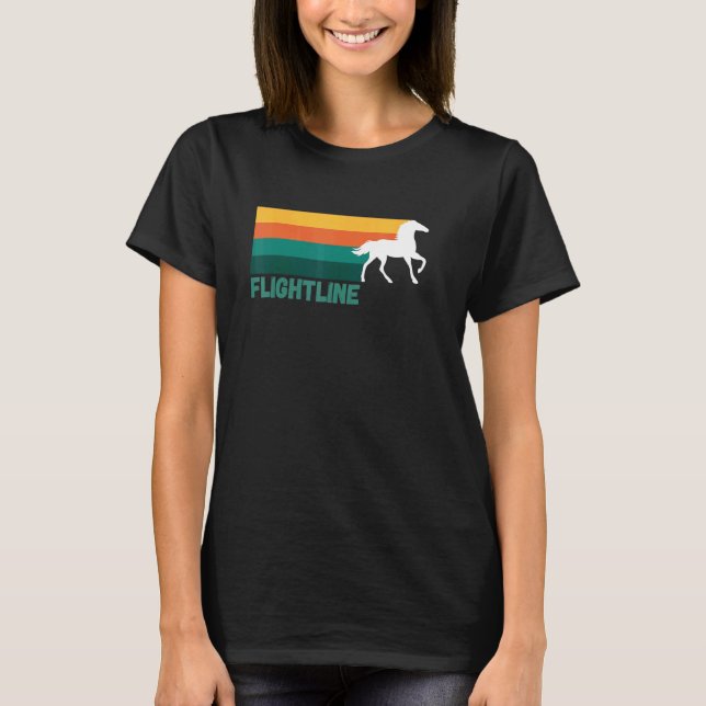 Flightline Thoroughbred Racing del Mar Santa Ani T-Shirt (Vorderseite)