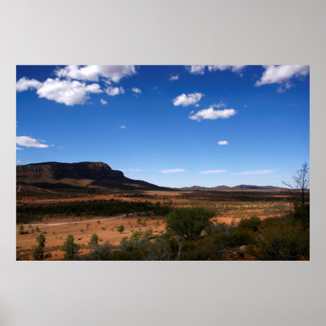 Flinders Ranges Outback Australien Poster (Vorne)