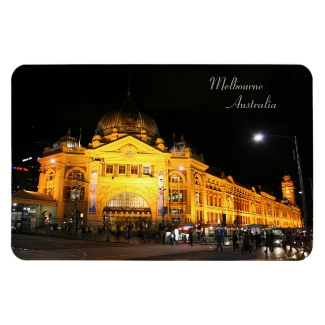 Flinders Station Melbourne Australia - Magnet (Horizontal)