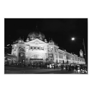 Flinders-Station, Melbourne - Druck 12 x 8