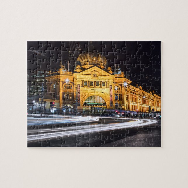 Flinders Street Station Melbourne Australien Puzzle (Horizontal)