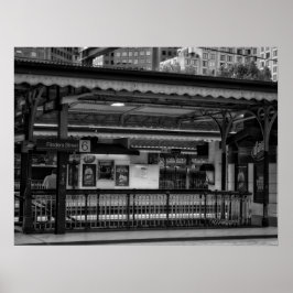 Flinders Street Station Platform Melbourne Poster