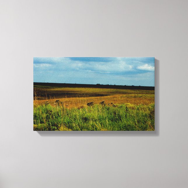 Flint Hills von Kansas canvas drucken Leinwanddruck (Vorderseite)
