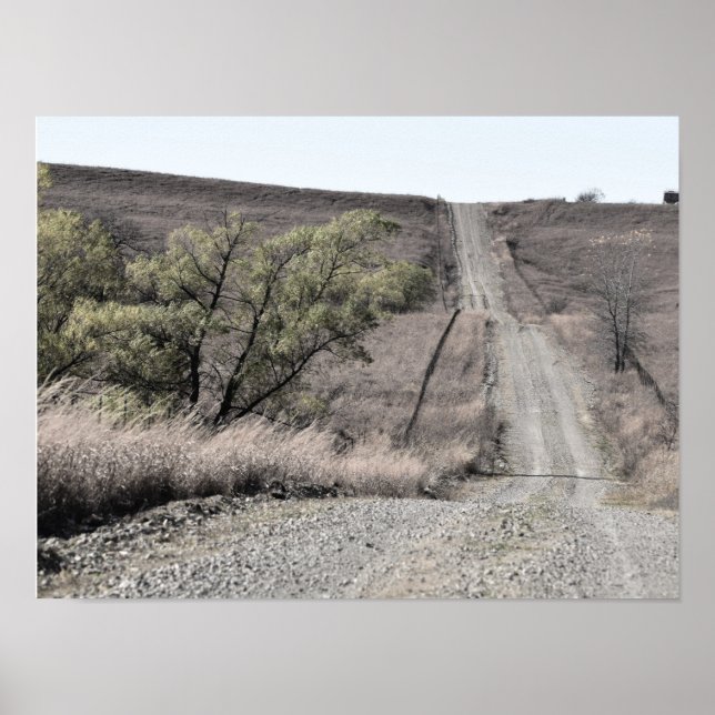 Flint Hills Winterszene Poster (Vorne)
