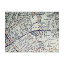 Flint, MI Vintage Karte