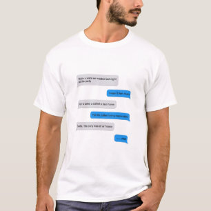 Flinte Textnachricht T-Shirt