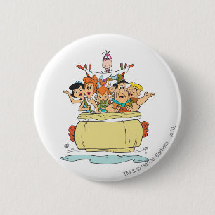 Flintstones-Familie Roadtrip Button