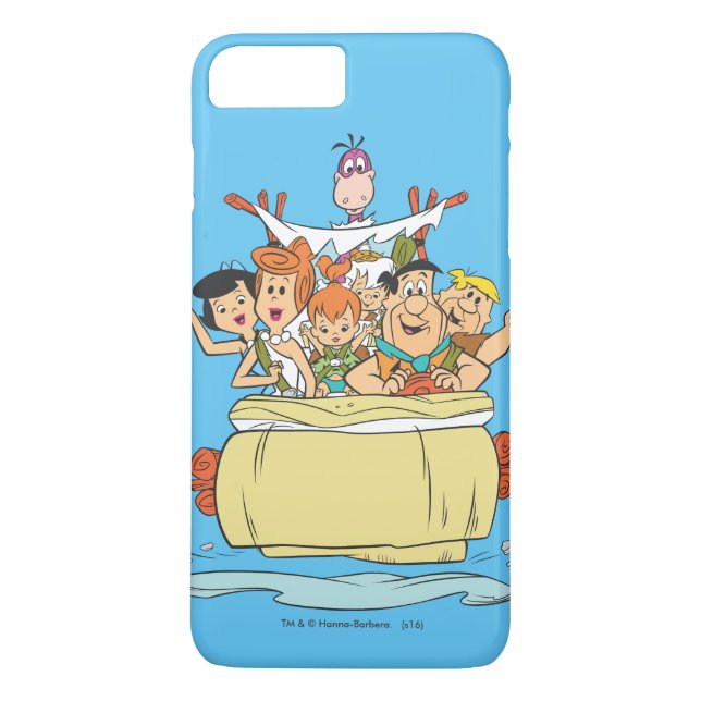 Flintstones Familientreppe Case-Mate iPhone Hülle (Rückseite)