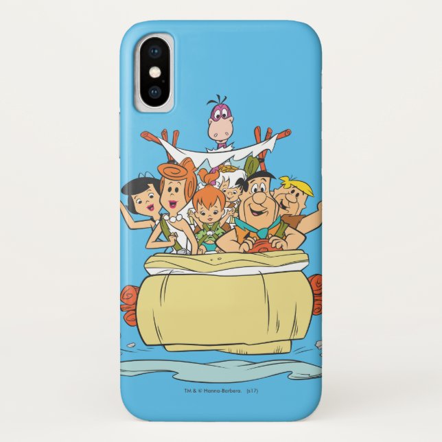 Flintstones Familientreppe Case-Mate iPhone Hülle (Rückseite)