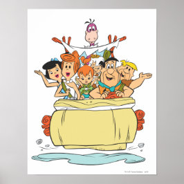 Flintstones Familientreppe Poster