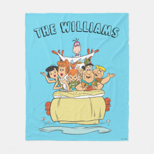 Flintstones Family Roadtrip Fleecedecke