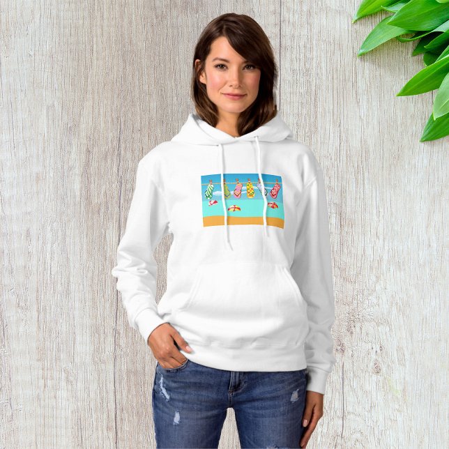 Flip Flops am Strand Hoodie (Von Creator hochgeladen)