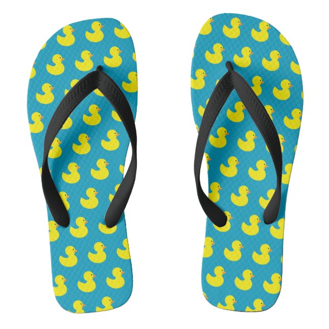 Flip Flops aus Gummi Ducky Pattern (Fußbett)