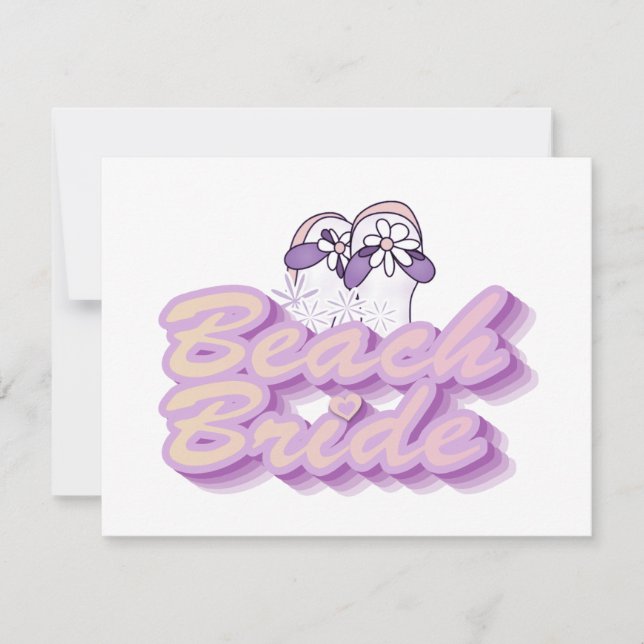 Flip Flops Beach Bride Tshirts und Geschenke (Vorderseite)