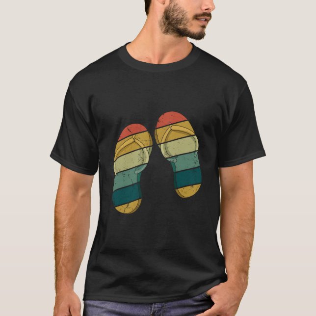 Flip Flops Beach Swim Surfer Hello Summer T-Shirt (Vorderseite)
