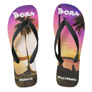 Flip Flops Bora Bora Sonnenuntergang