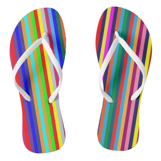 Flip Flops farbiger Streifen (Fußbett)
