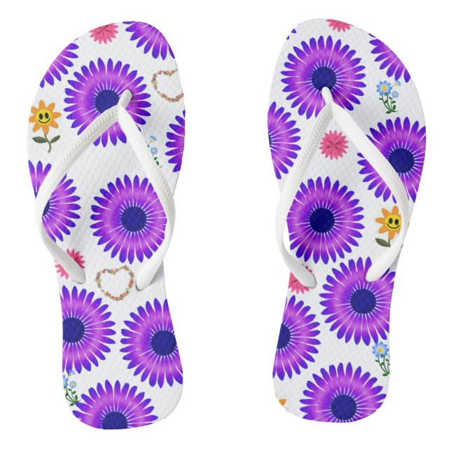 Flip Flops floral (Fußbett)