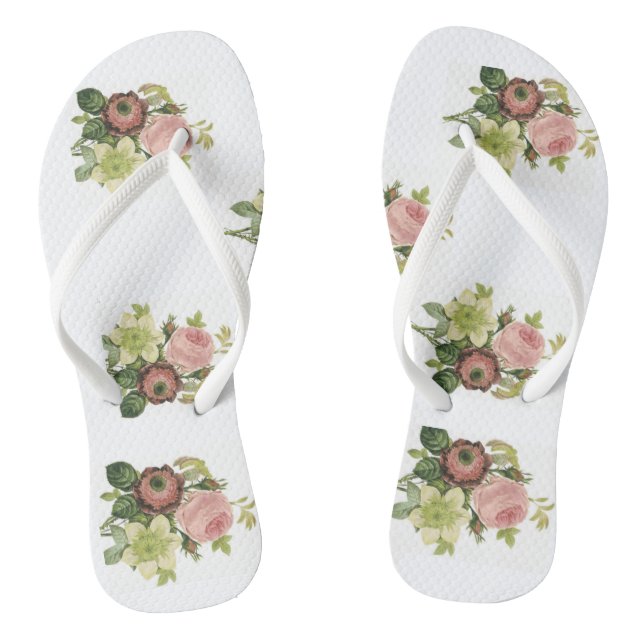 Flip Flops floral (Fußbett)