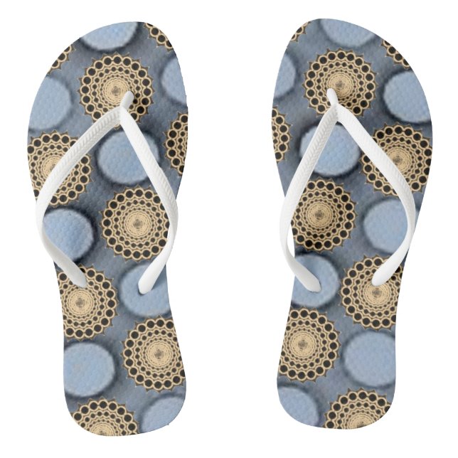Flip Flops floral (Fußbett)
