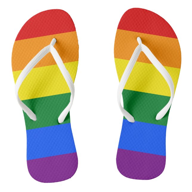 Flip Flops für Damen - Stolze Farben (Fußbett)