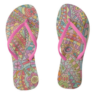 Flip Flops für Frauen, Slim Rips