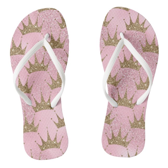 Flip Flops für Glitzer-Kronen (Fußbett)