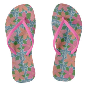 Flip Flops für tropische Blume
