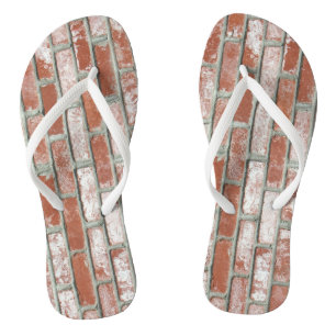 Flip Flops - Gerecycelt Red Clay Bricks
