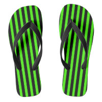Flip Flops (grün und schwarz gestrichen)
