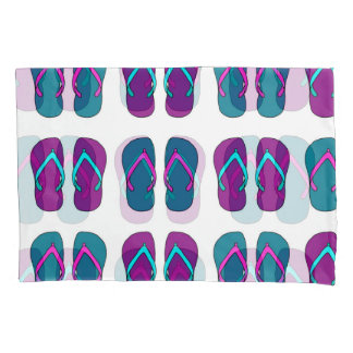 Flip Flops: Hellweiß Vintag. Kissenbezug