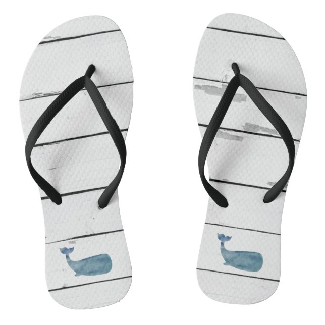 Flip Flops im Stil der Whale Shiplap (Fußbett)
