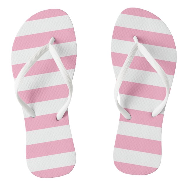 Flip Flops in Rosa und Weiß (Fußbett)