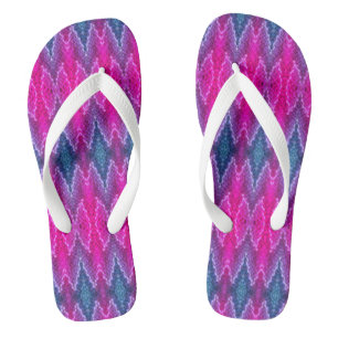 Flip Flops - Kaleidoskop in Rosa und Blau