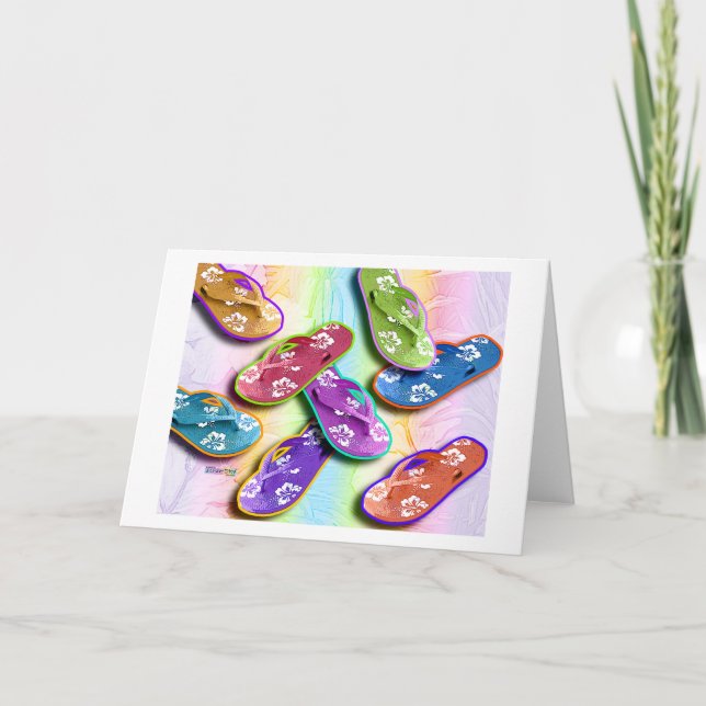 FLIP-FLOPS-Karten Karte (Vorderseite)