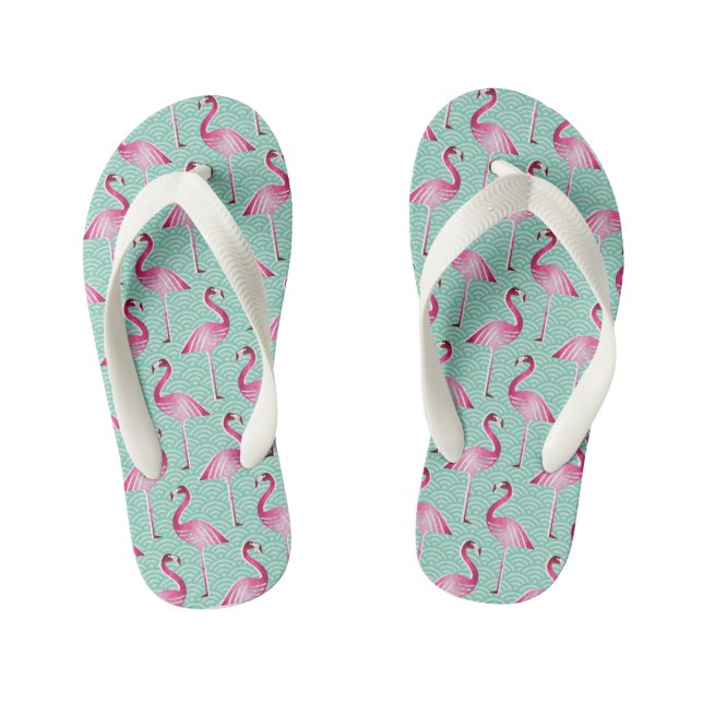 Flip Flops, Kinder/Flamingos Kinderbadesandalen (Fußbett)